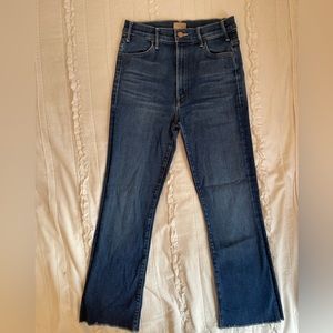 MOTHER The Hustler Ankle Fray Jeans